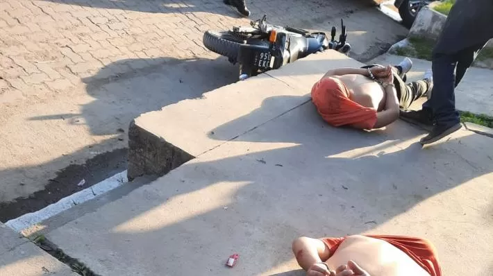 MOMENTO DE LA DETENCIÓN DE KIKO Y BOLLO. 