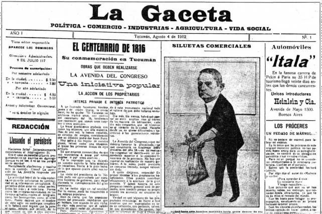 Qué pasó a lo largo de la historia un 4 de agosto, día que nació LA GACETA