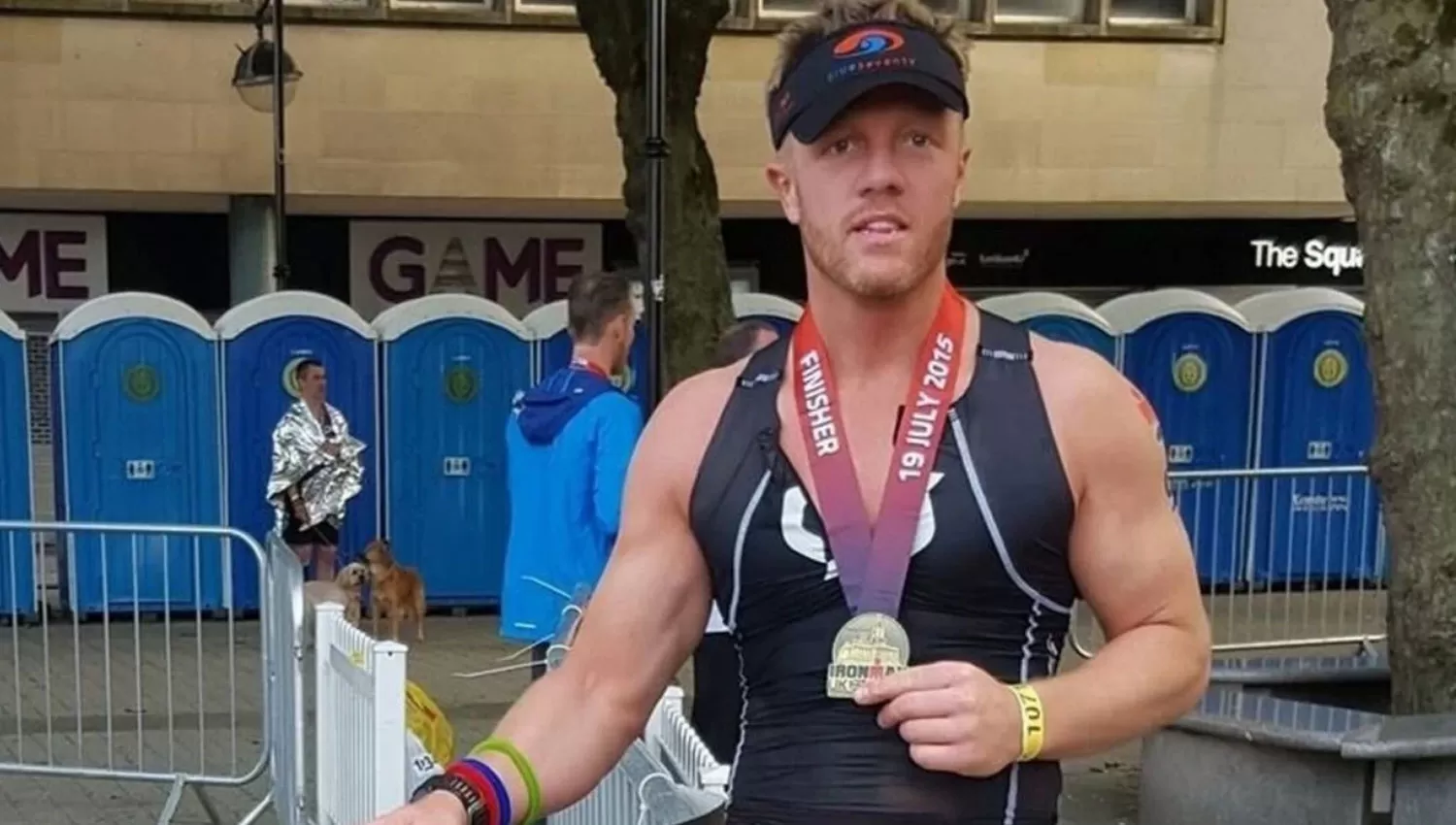 EN ACCIÓN. Eyers participó en 2015 de una prueba en Reino Unidos del campeonato mundial de Iron Man.