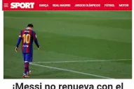 Los diarios del mundo hablan de la salida de Lionel Messi del Barcelona