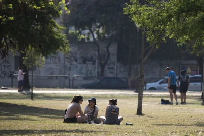 Mucho sol en la previa de un fin de semana casi primaveral