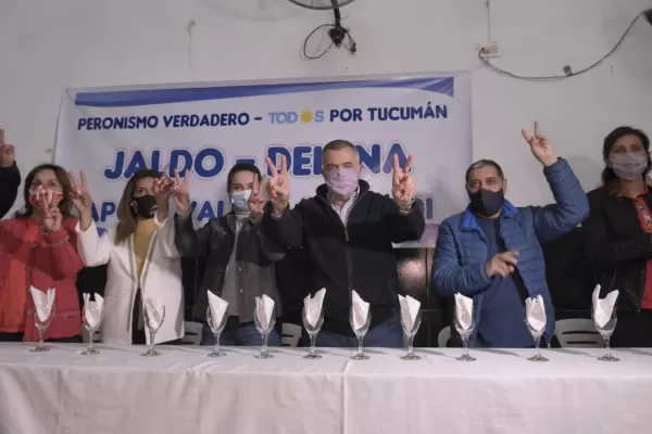 Jaldo, en campaña por Villa 9 de Julio