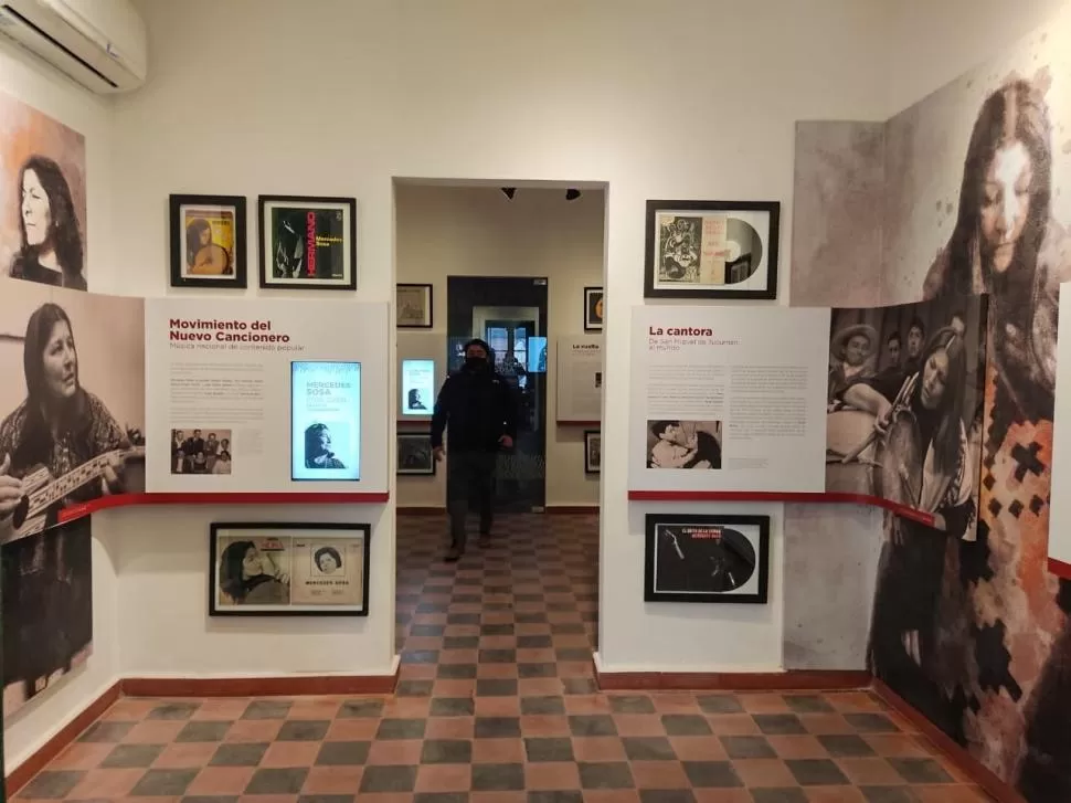 DISTINTAS SALAS. Cuatro habitaciones (una de ellas convertida en un pequeño auditorio) y espacios para chicos integran el Museo Mercedes Sosa.  