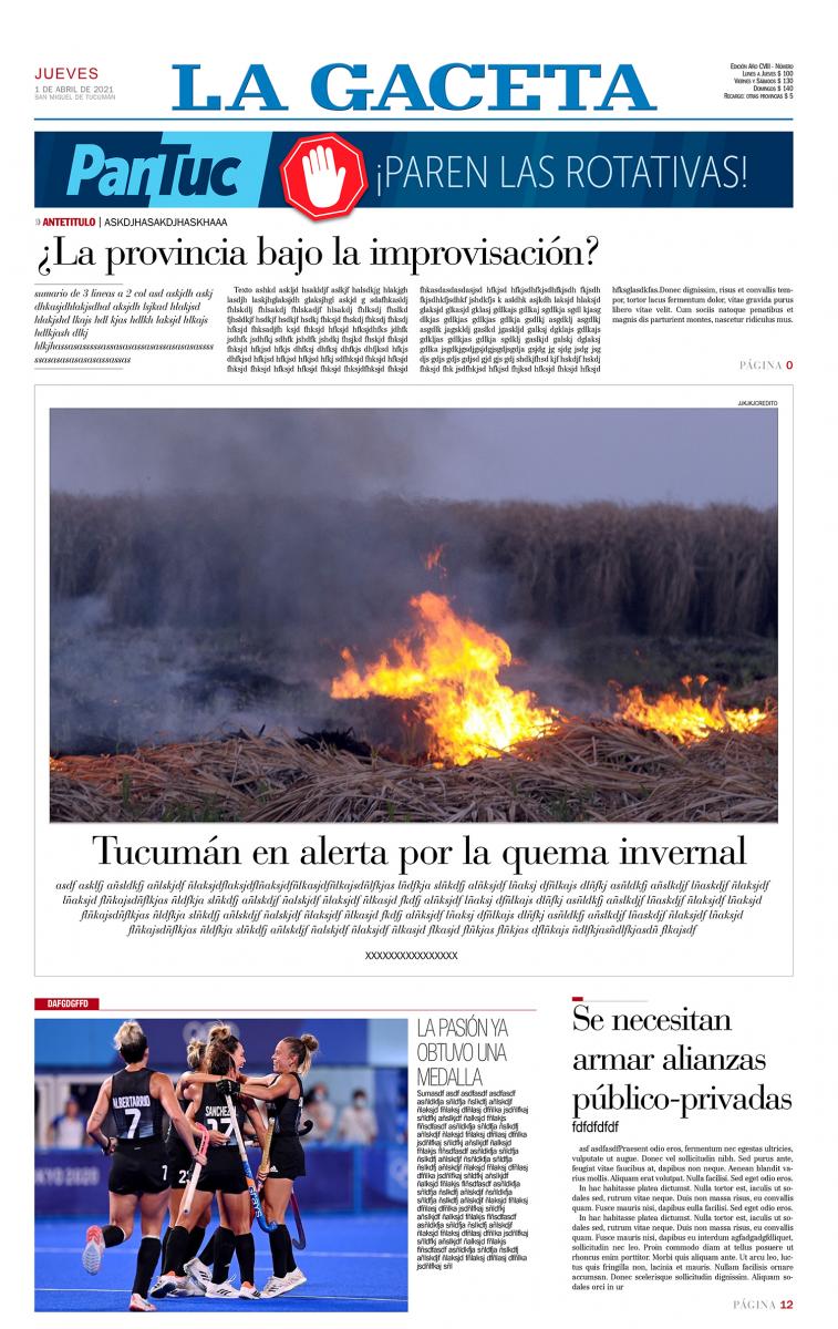 CONSECUENCIAS. El profesional alertó sobre el impacto nocivo de esta práctica en el suelo.