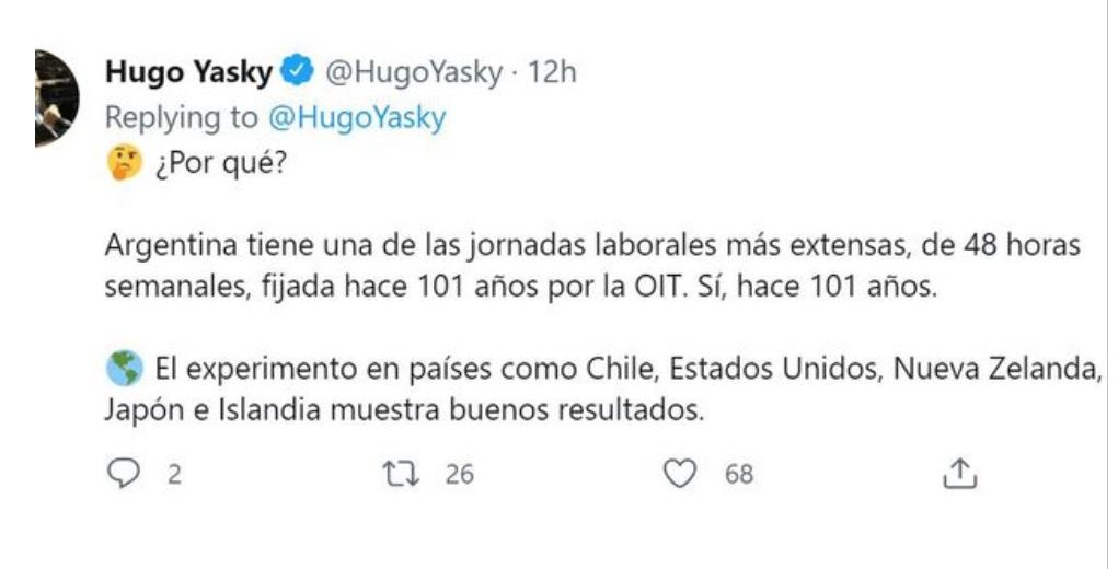 Presentaron un proyecto para reducir la jornada laboral en todo el país