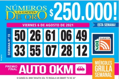 Los Números de Oro de LA GACETA