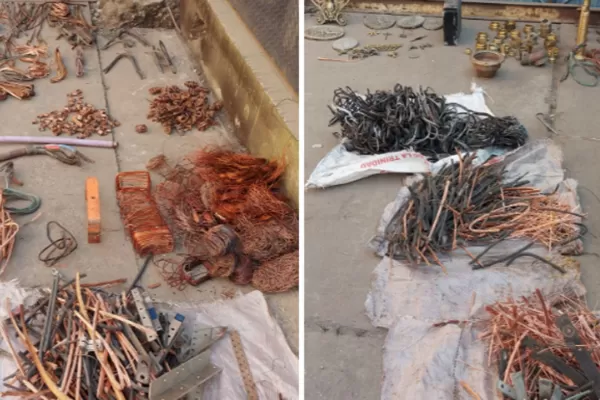 Investigan la venta de chatarras por denuncias de vandalismo de Edet y la municipalidad