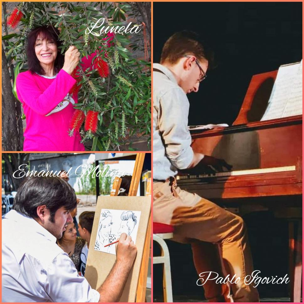 EN ESCENA. Lunela aportará su palabra de poeta. 