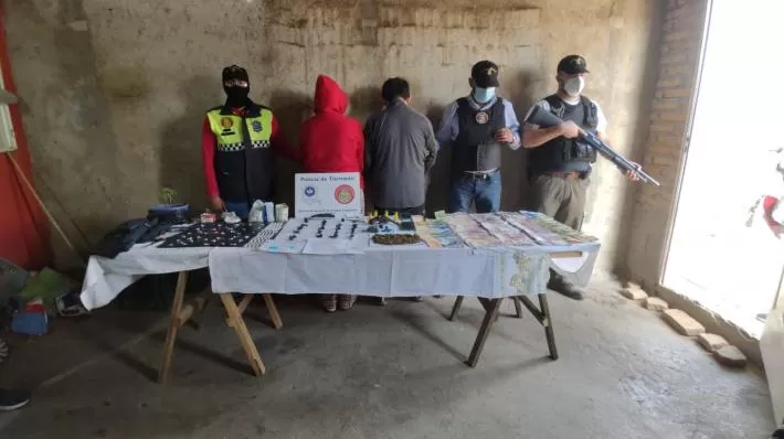 Qué drogas secuestró la policía, cuando detuvo a Spidy, exintegrante de la barra brava de San Martín