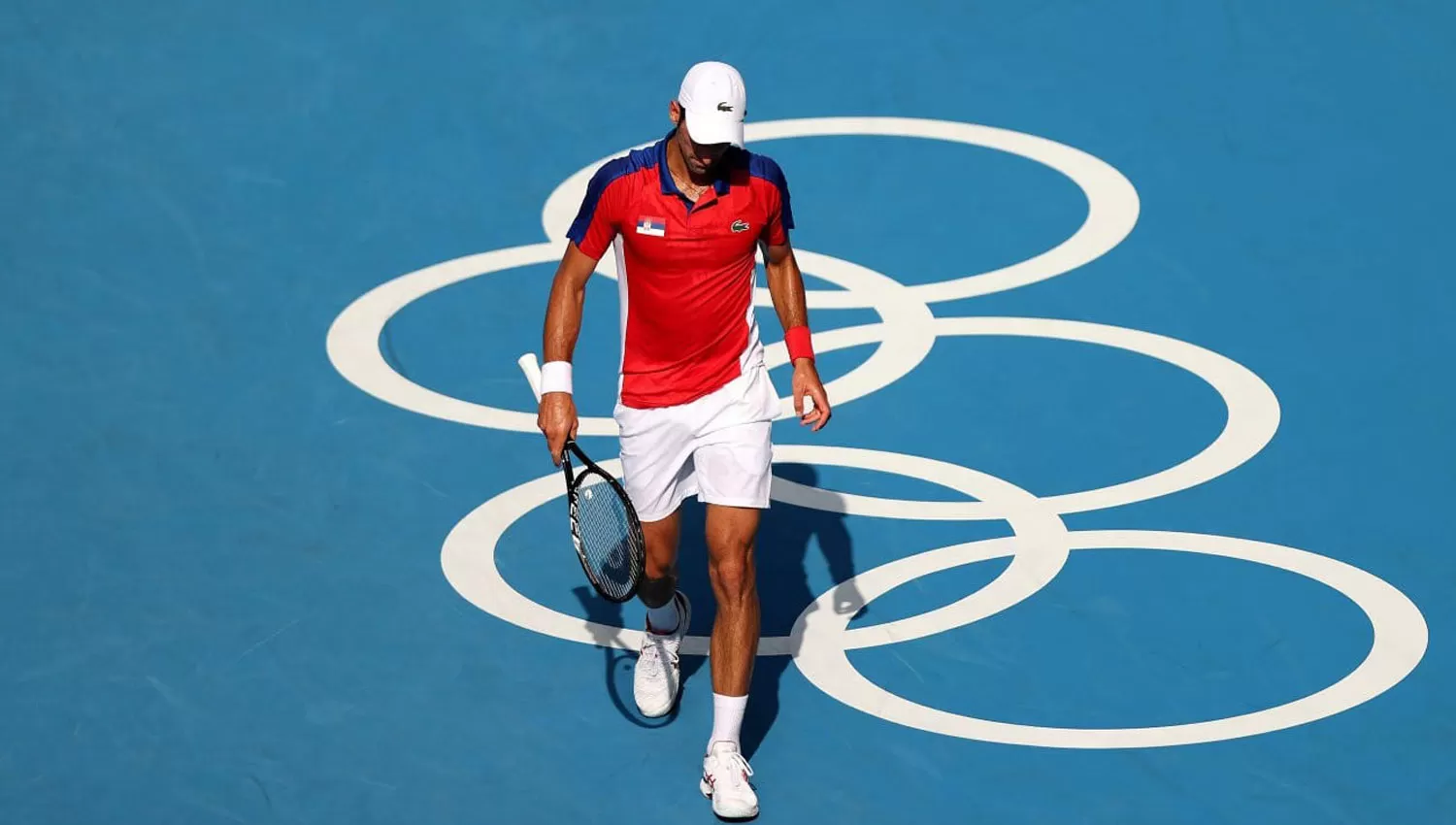 CASI. Djokovic cayó en semifinales de Tokio 2020 y vio así frustrado su sueño de 