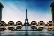 Con los seis balones de oro y la torre Eiffel, PSG celebra la llegada de Messi