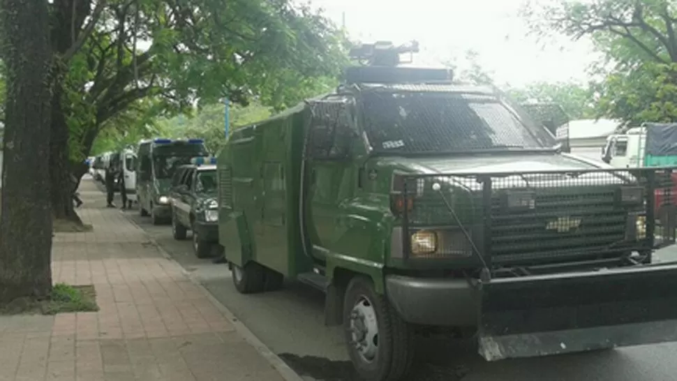 Gendarmería, en Banda del Río Salí. 