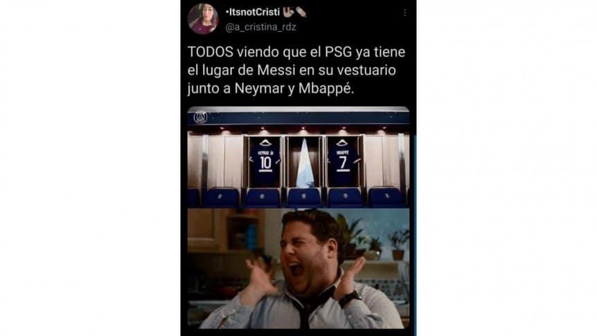 Messi llegó a Francia y estallaron los memes 