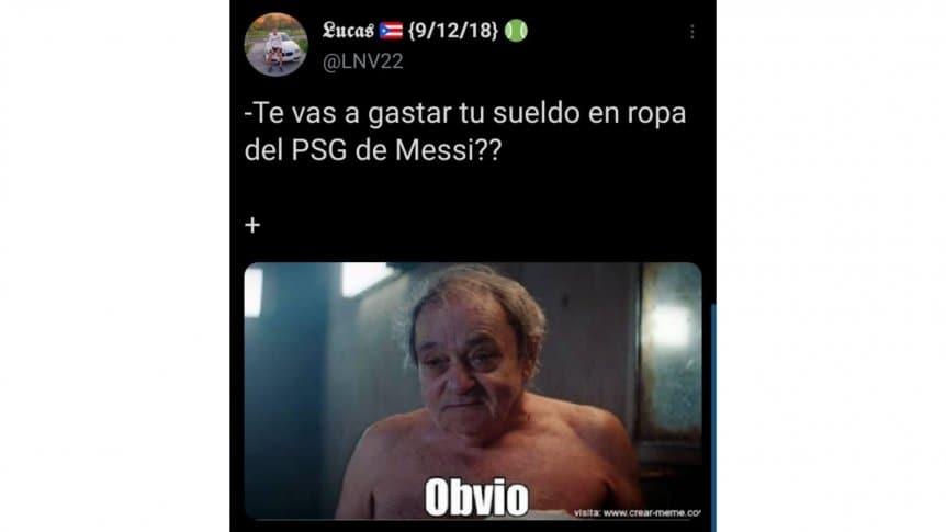 Messi llegó a Francia y estallaron los memes 