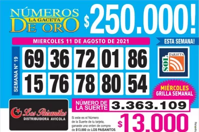 Los Números de Oro de LA GACETA