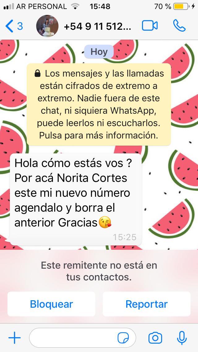 Captura de pantalla sobre los intentos de fraude.