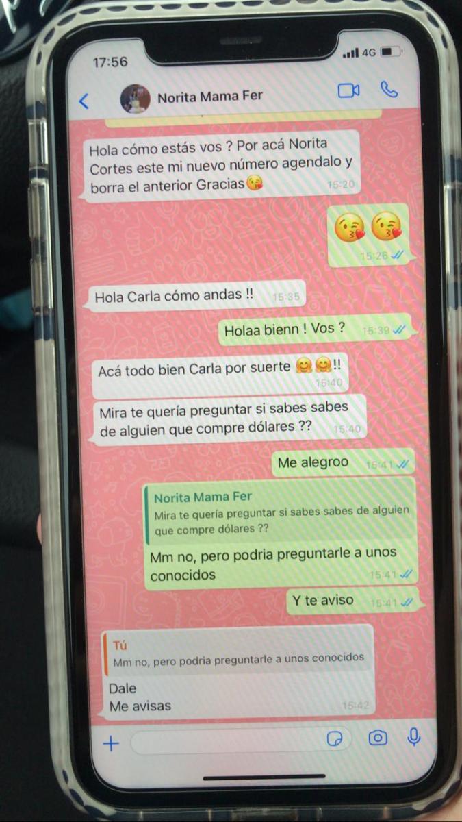 Captura de pantalla sobre los intentos de fraude digital.