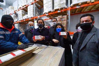 Arranca la distribución de las dosis de Sputnik V, fabricadas en la Argentina