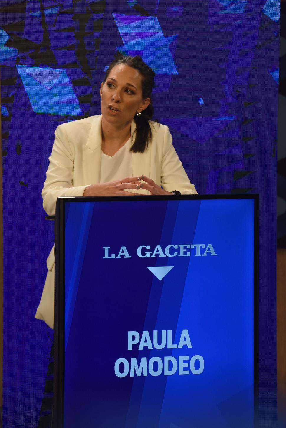 ENFÁTICA. La dirigente pidió al votante apostar por nuevas figuras.