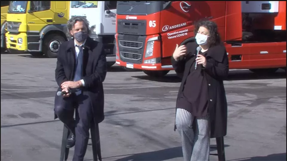 Cafiero y Vizzotti. Captura de video