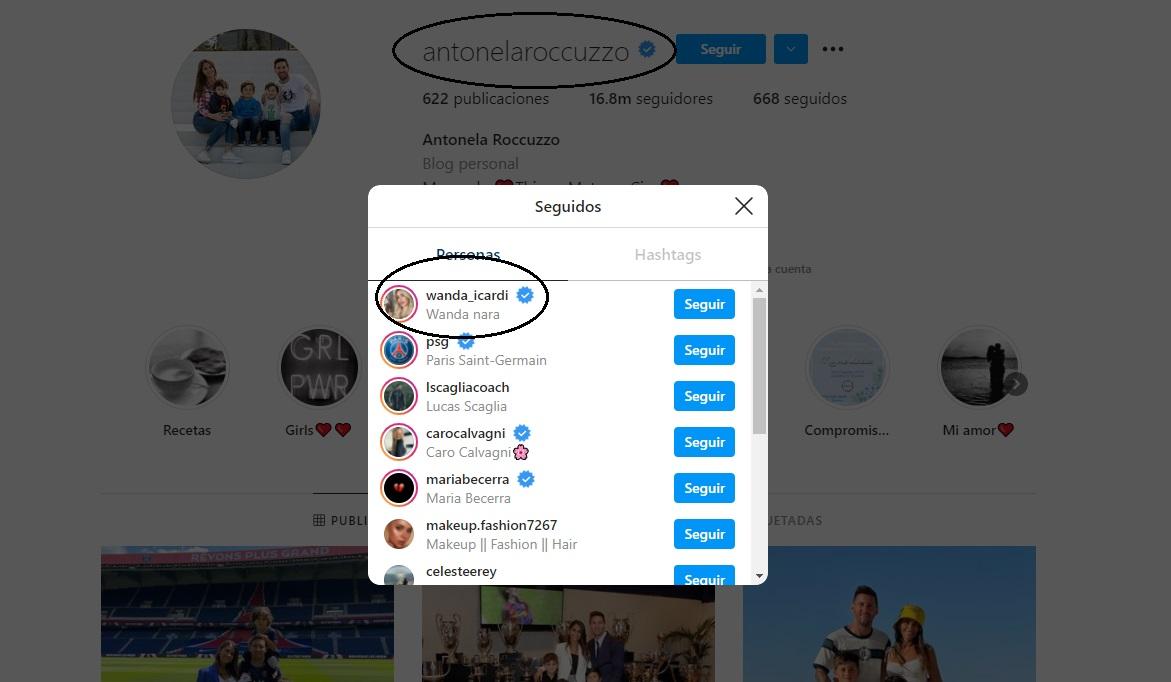 ¿Se harán amigas en París? Antonela Roccuzzo le devolvió el follow a Wanda Nara