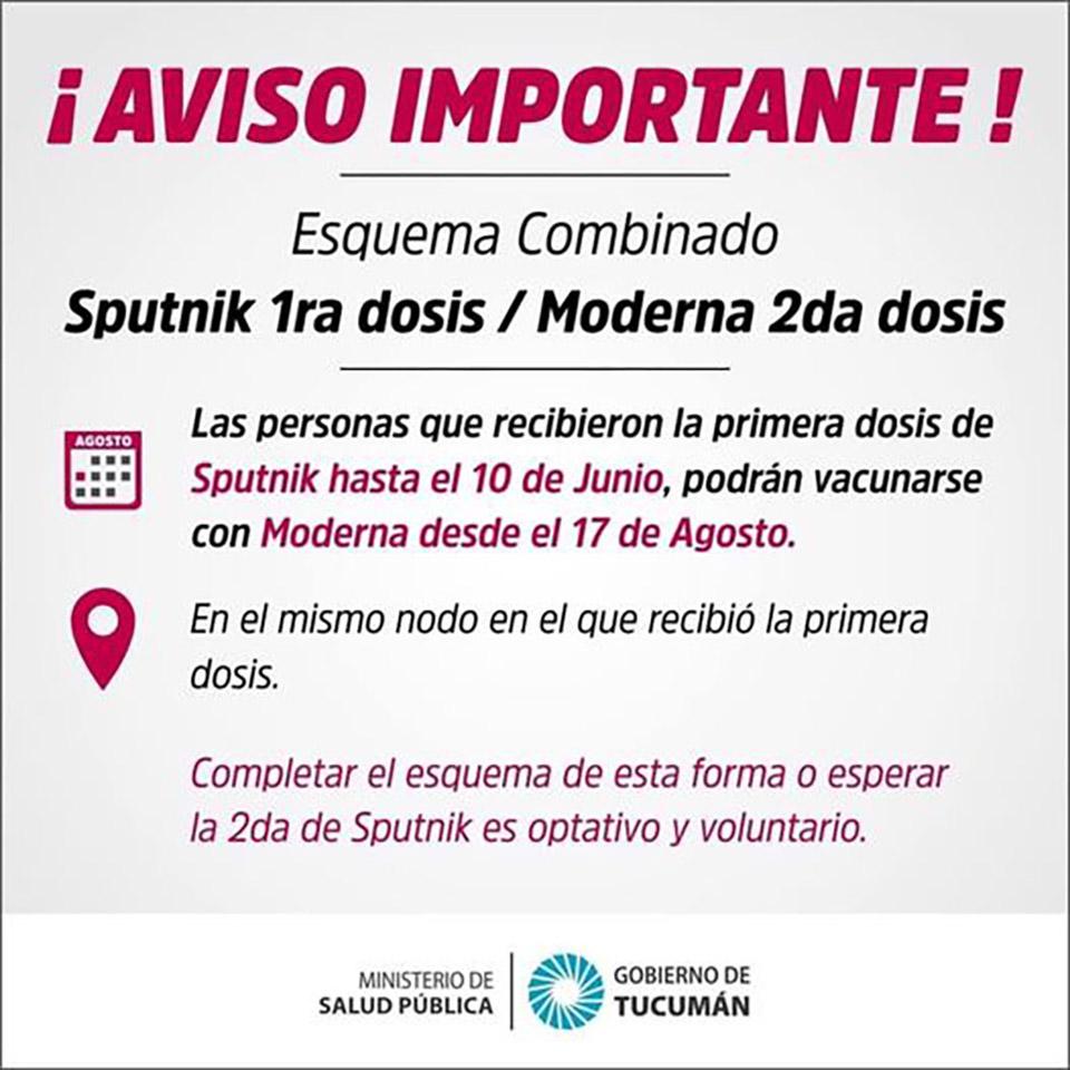 Aplicarán la segunda dosis de Moderna desde el martes: quiénes podrán acceder