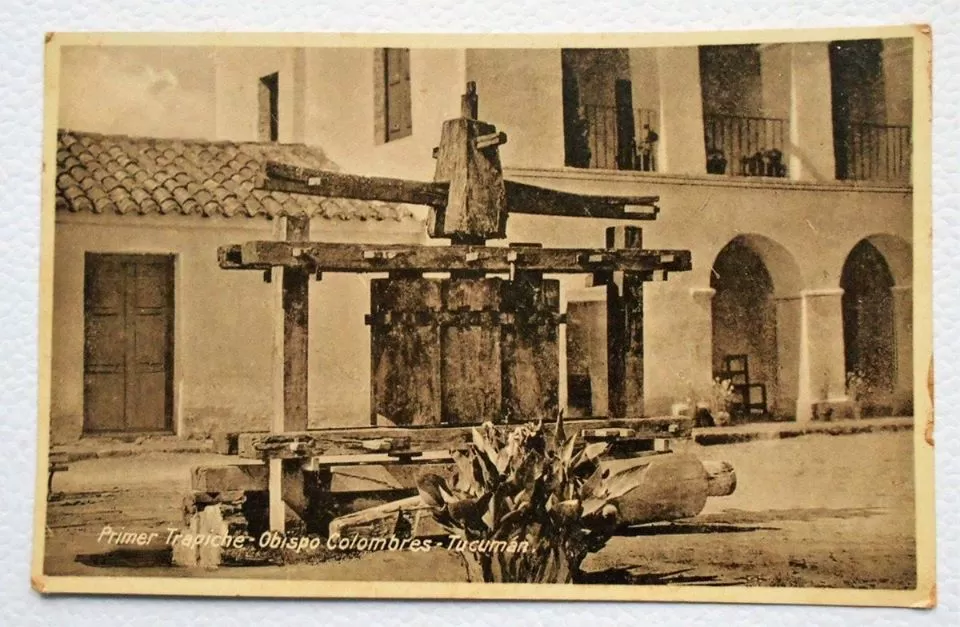 PRIMER TRAPICHE. El Obispo José Eusebio Colombres plantó caña en El Bajo y la procesó en la década de 1820. 