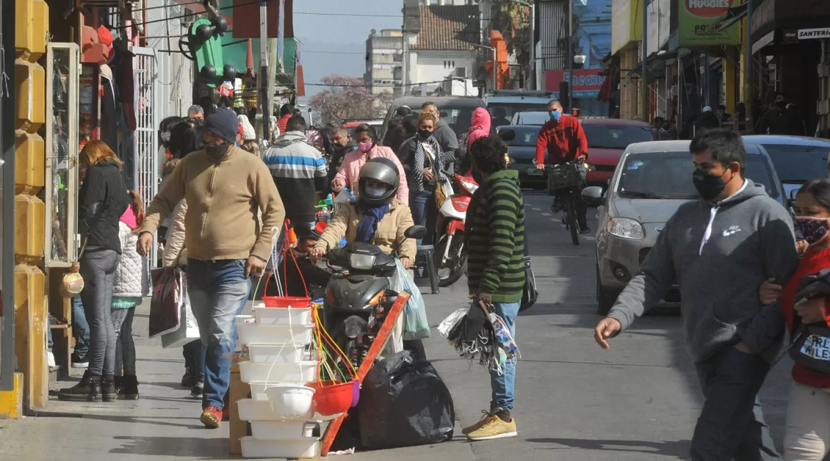 EL BAJO. La acusada fue aprehendida en la zona de 24 de Septiembre y avenida Sáenz Peña.