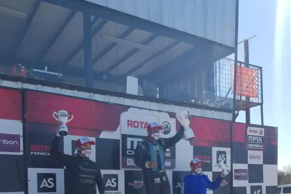 Derrape controlado: Rodríguez domina en Rotax GN