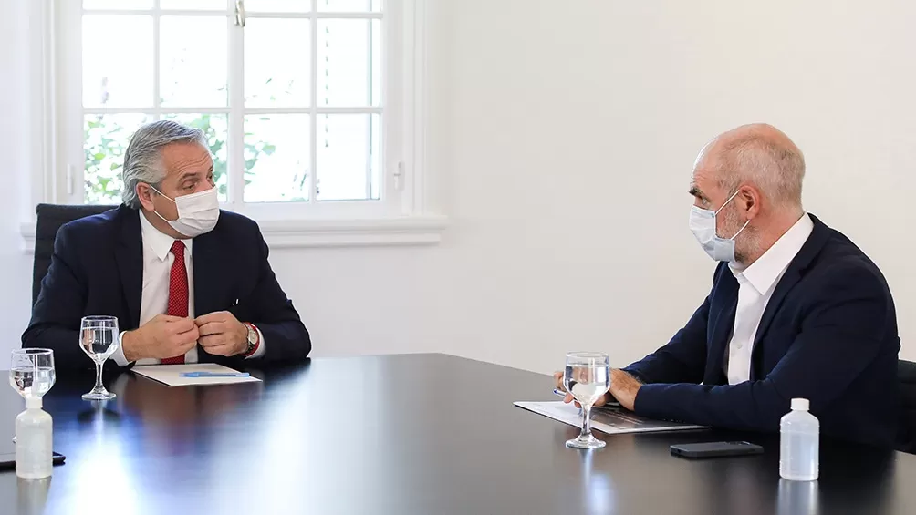 Alberto Fernández y Horacio Rodríguez Larreta.