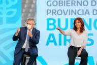 Alberto Fernández y Cristina Fernández, juntos en el cierre de la campaña 