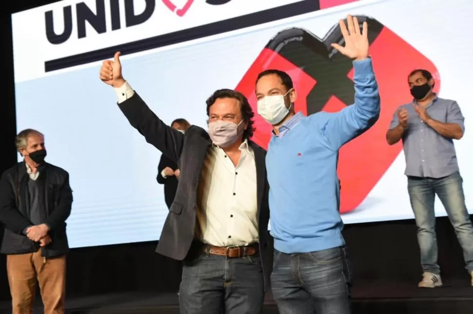 EN EQUIPO. Durand destacó la amplitud política de Sáenz para fortalecer el espacio que encabeza desde 2019 