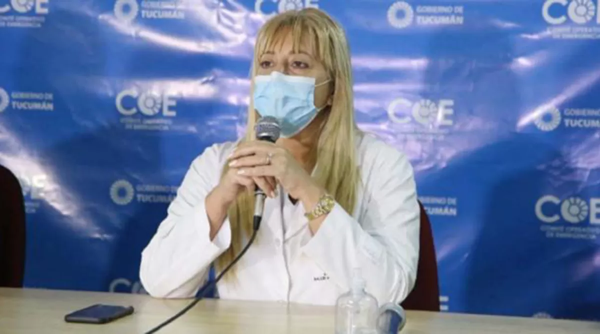 La ministra de Salud, Rossana Chahla.