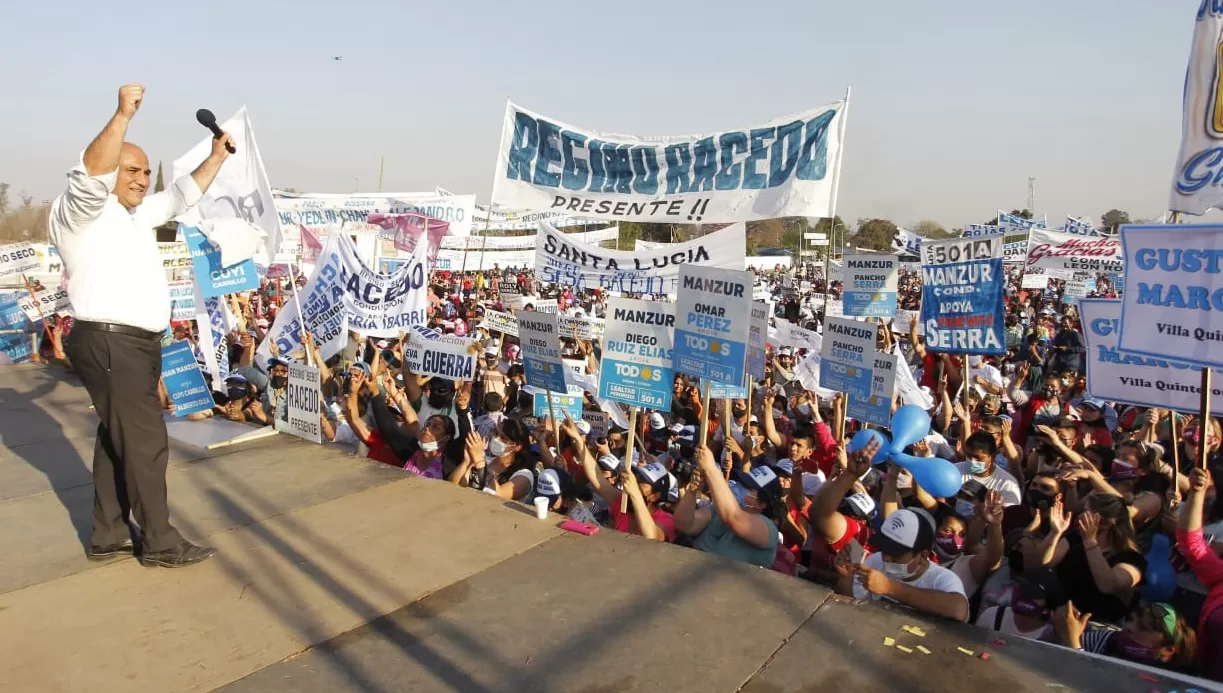 CRÍTICA. En Monteros, el gobernador, Juan Manzur, ninguneó a los jaldistas Regino Amado y de Juan Antonio Ruiz Olivares, dirigentes referenciados con esa localidad.