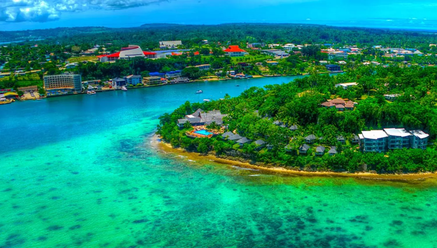 EN EL PACÍFICO SUR. Vanuatu es un país insular, famoso por sus aguas transparentes y sus arenas blancas. 