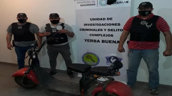 La policía recuperó una moto eléctrica valuada en $300.000