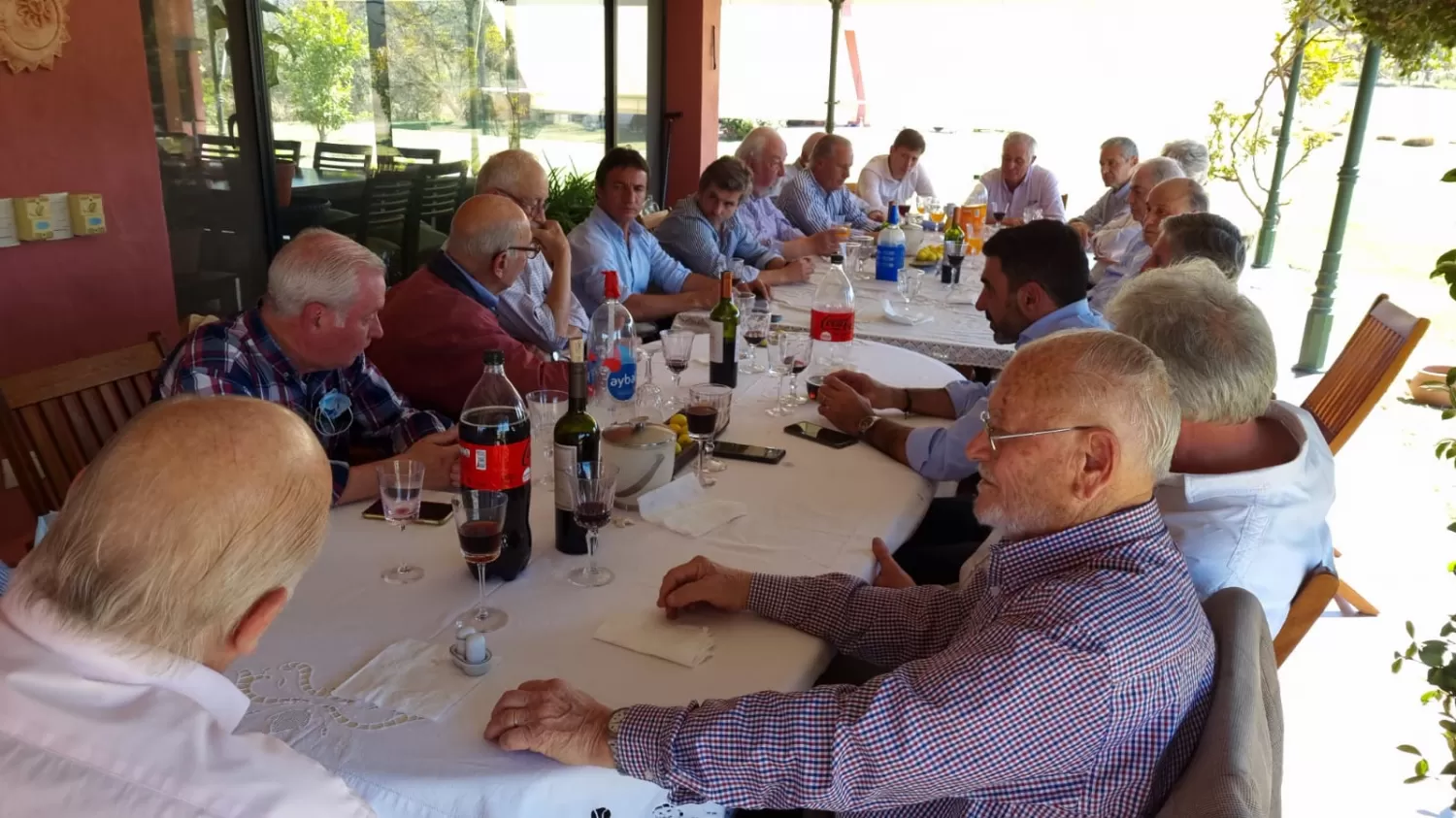 El el almuerzo se dio en la casa del ex intendente de San Miguel de Tucumán, Rafael Bulacio.