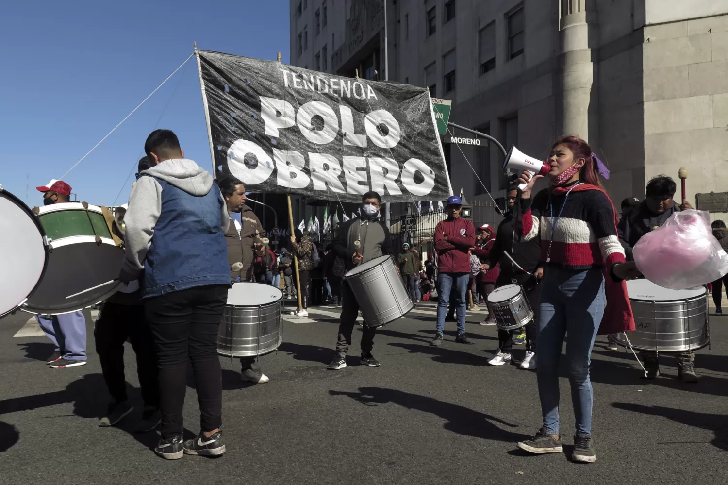 Marcha del Polo Obrero en Capital Federal