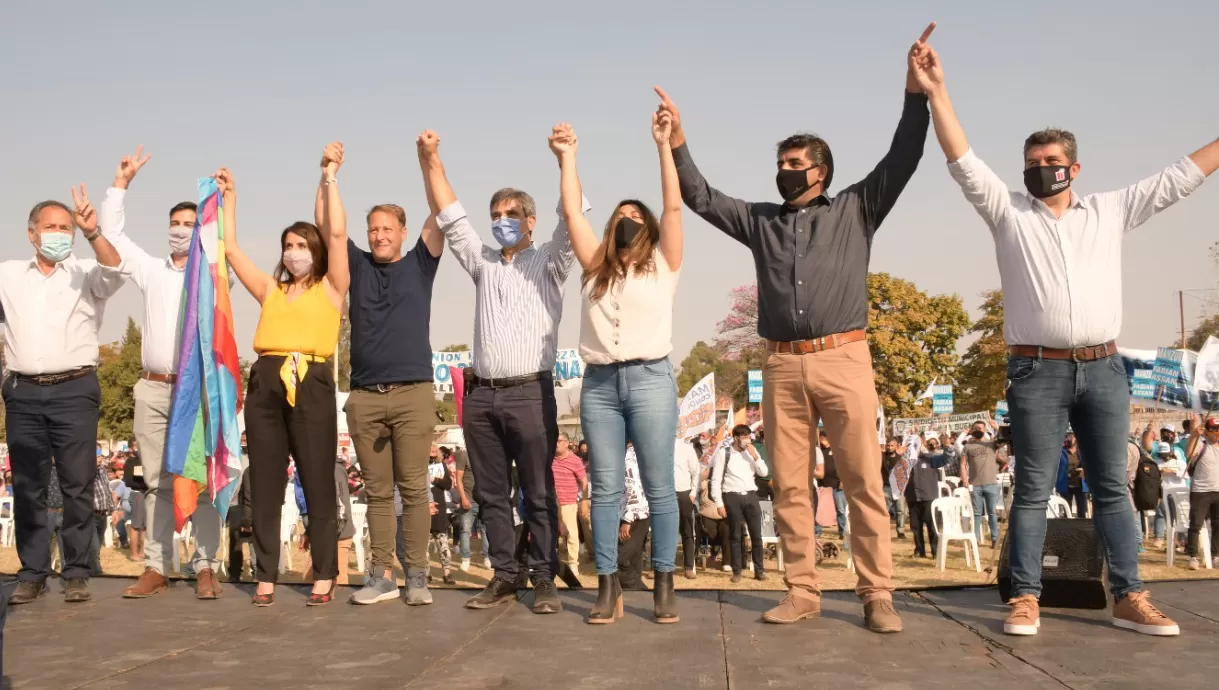 CRÍTICO. En Yerba Buena, el diputado Pablo Yedlin repitió que los postulantes de Lealtad Peronista no serán testimoniales.