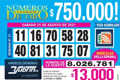 Los Números de Oro de LA GACETA