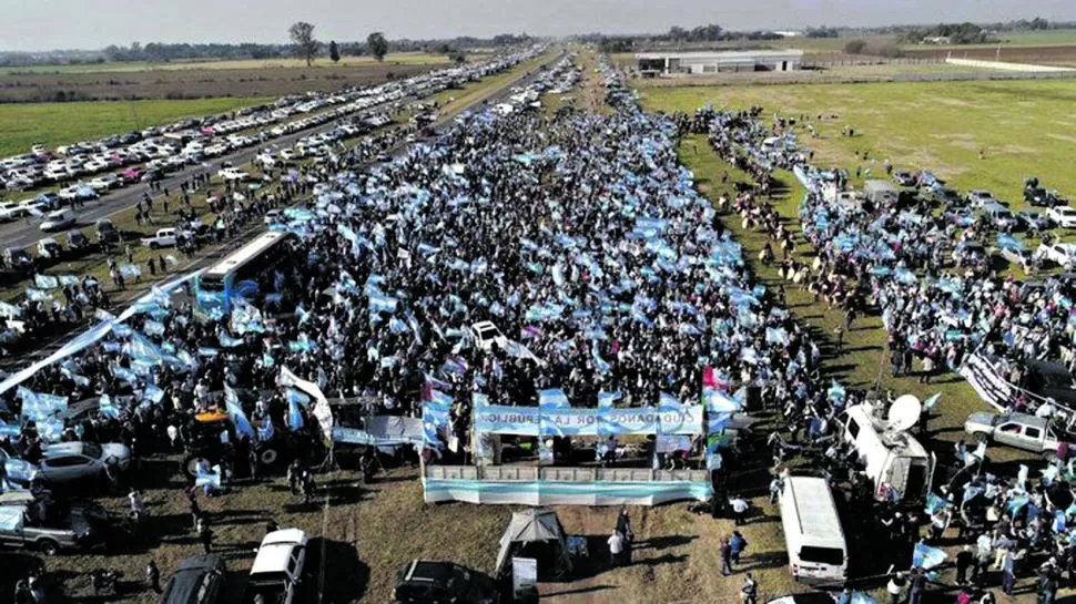 PROTESTAS. Ruralistas reclaman contra las políticas del Gobierno. Imagen ilustrativa de Archivo