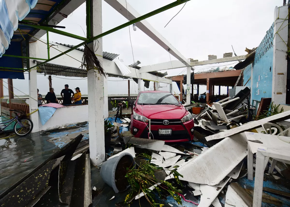 Huracanes más potentes, otro efecto de la crisis climática