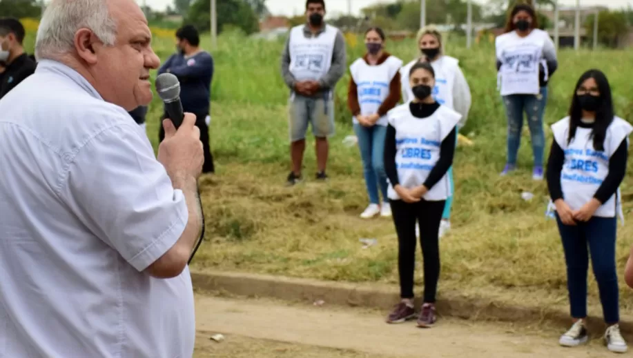 EN CAMPAÑA. El legislador Federico Masso dijo que el Frente Amplio es la única opción para terminar con la grieta entre macristas y kirchneristas.