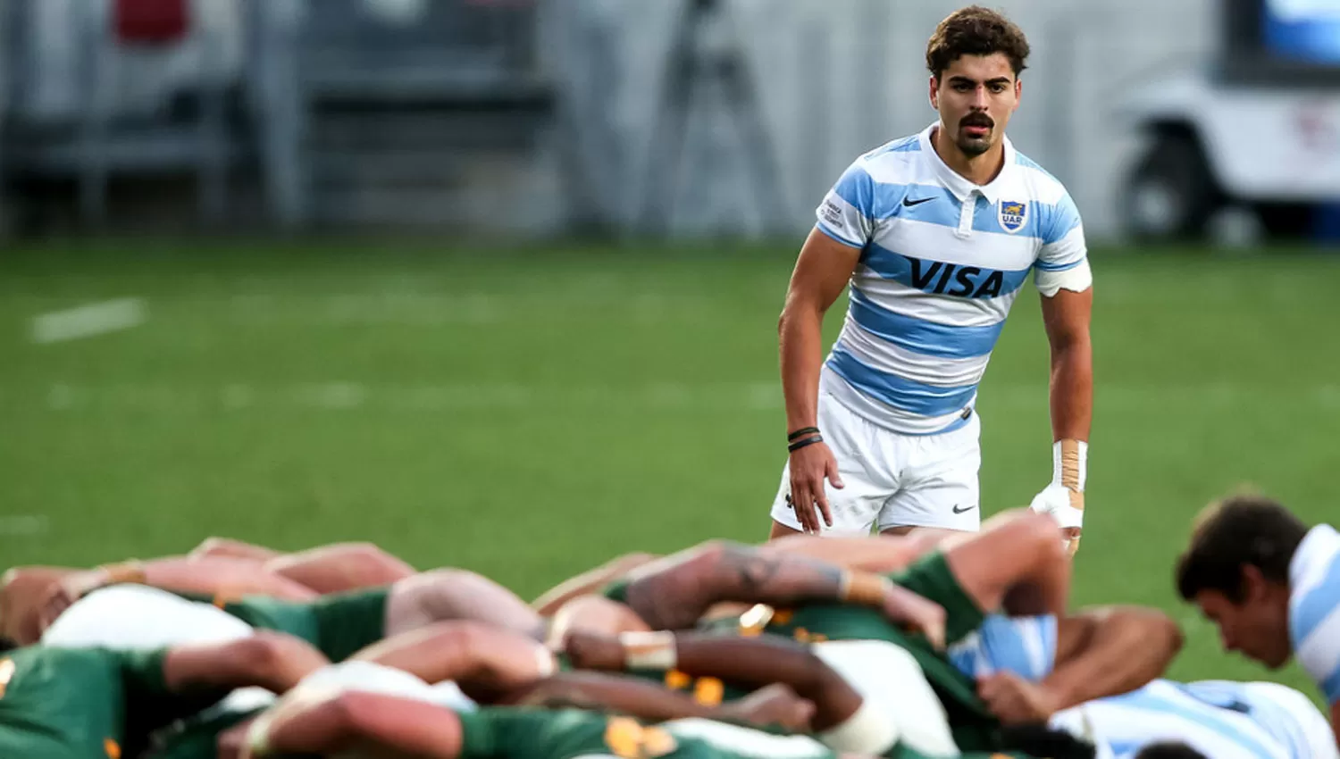 EN FALSO. Las caídas ante Springbok por 32-12 y 29-10 sembraron dudas en Los Pumas.