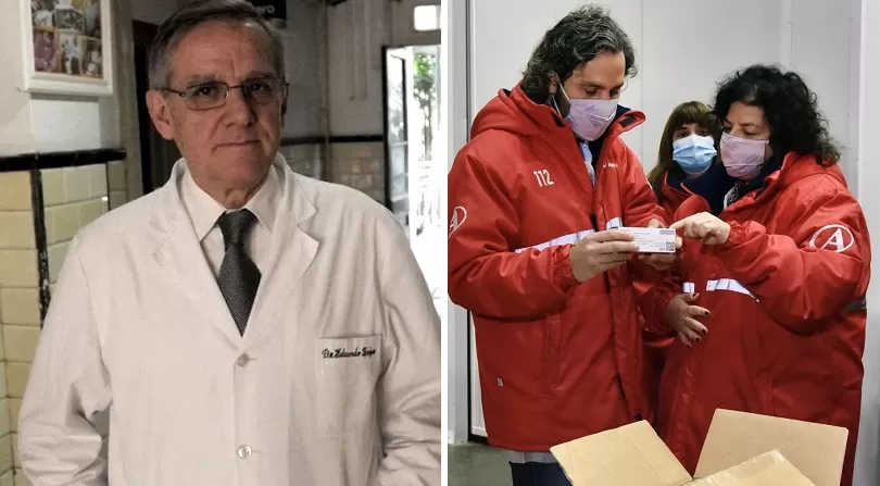 Eduardo López cuestionó la campaña de vacunación