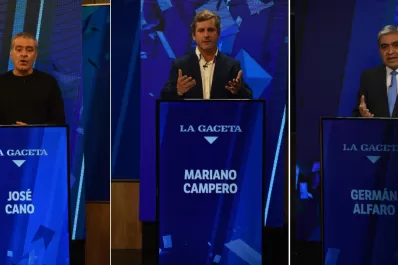 Narcotráfico y Estado fue otro de los ejes en los que Cano, Alfaro y Campero se sacaron chispas