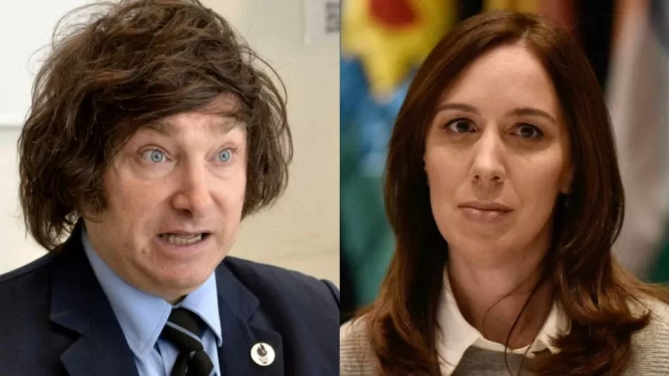 CRÍTICO. Javier Milei volvió a apuntar contra María Eugenia Vidal. Foto tomada de: Perfil.com