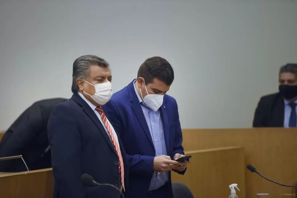 ÚLTIMA SESIÓN. “Lucho” Argañaraz objetó el proyecto que obliga a Alfaro a tomar licencia por ser candidato.  