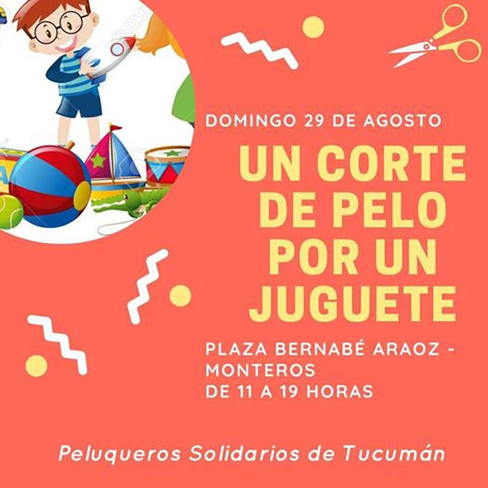 Regresa la movida solidaria Un corte de pelo por un juguete