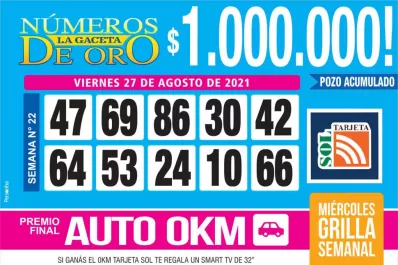 Los Números de Oro de LA GACETA